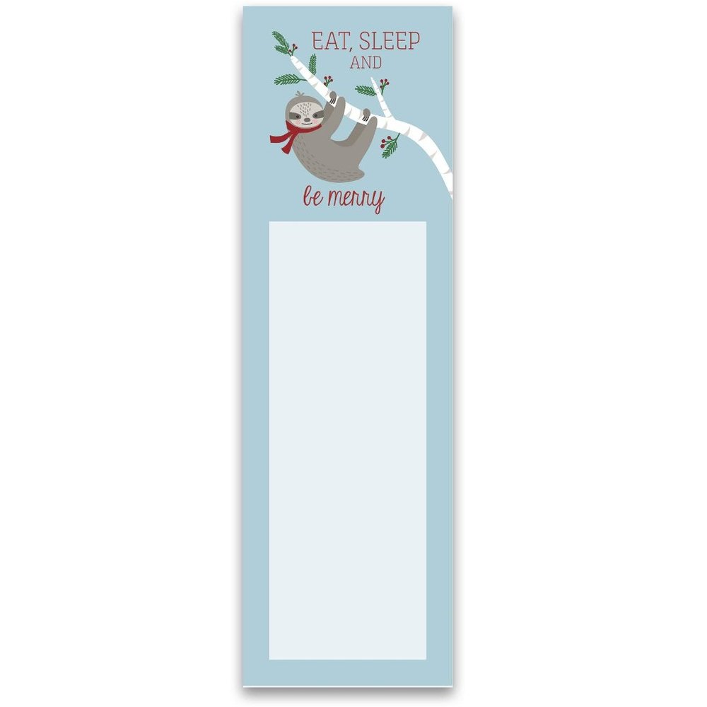 Primitives by Kathy - Magnetic List Notepad - Eat, Sleep & Be Merry